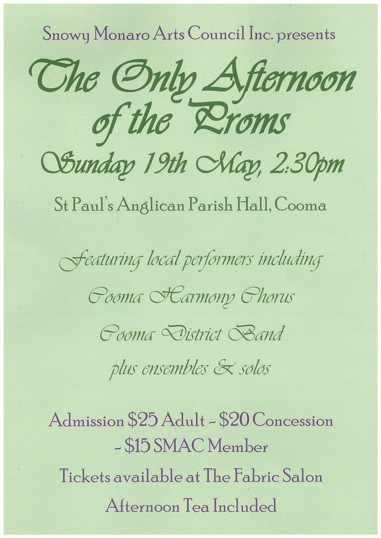 The Only Afternoon of the Proms