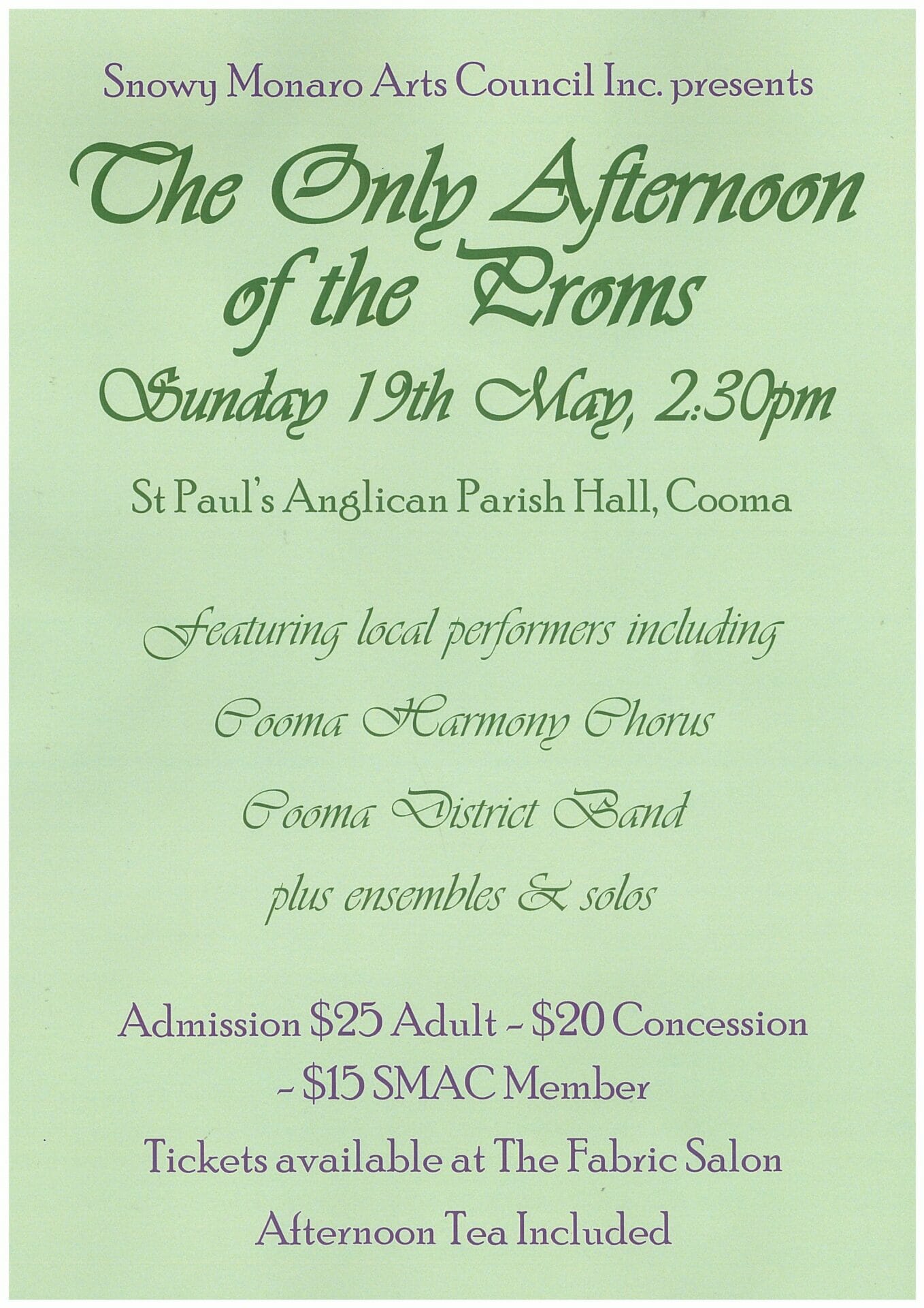 The Only Afternoon at the Proms