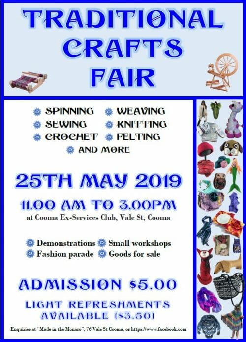 Traditional Crafts Fair 2019 - Visit Cooma