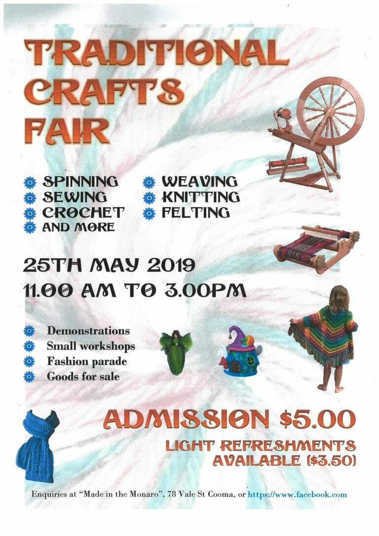 Traditional Crafts Fair 2019 - Visit Cooma