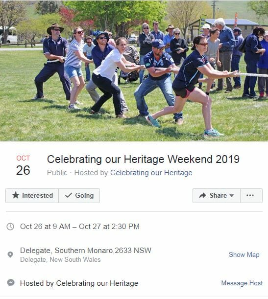 Delegate Heritage Weekend