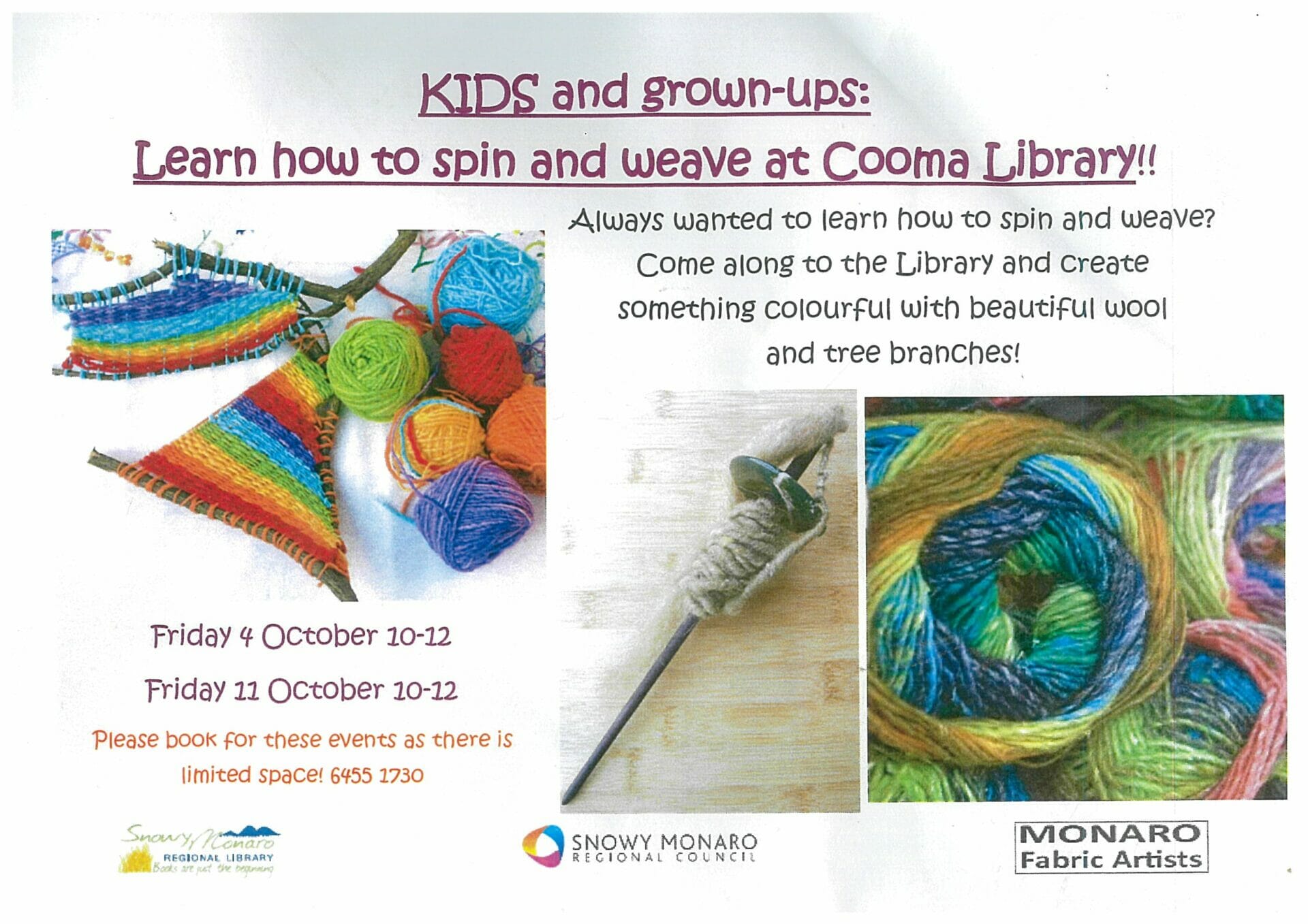 Weaving and Spinning Cooma Visit Cooma