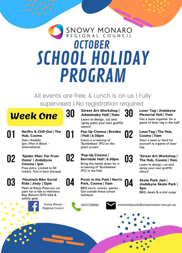 SMRC School Holiday Program