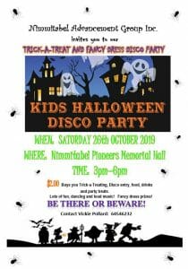 Nimmitabel Halloween Disco