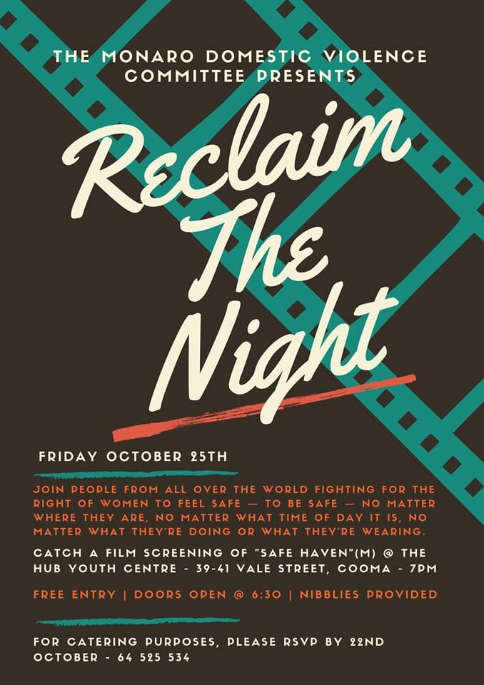 RECLAIM THE NIGHT – presented by Monaro Domestic Violence Committee