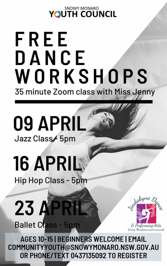 COVID Free Dance workshops