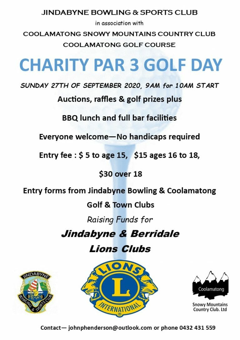 Charity Par 3 Golf Day