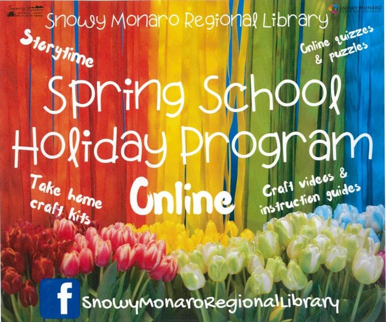 Library Spring School Holiday Program online