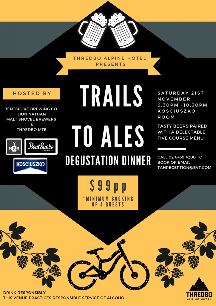 Trails to Ales Beer Degustation Dinner