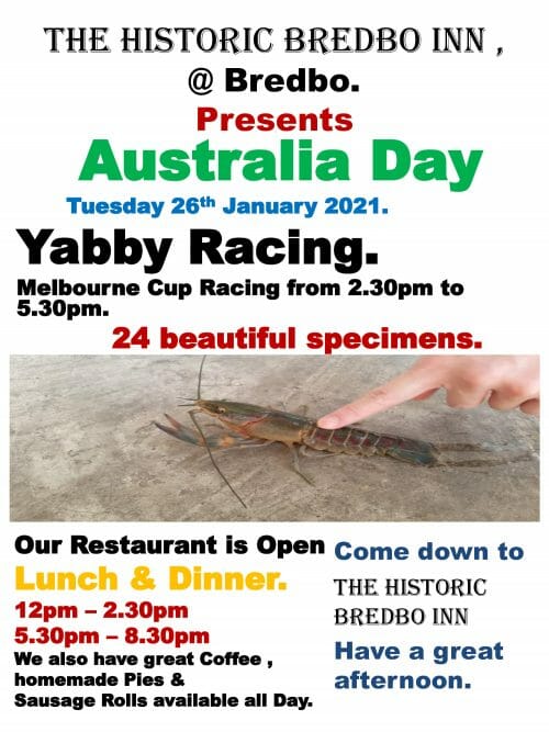 Australia Day Yabby Races - Visit Cooma