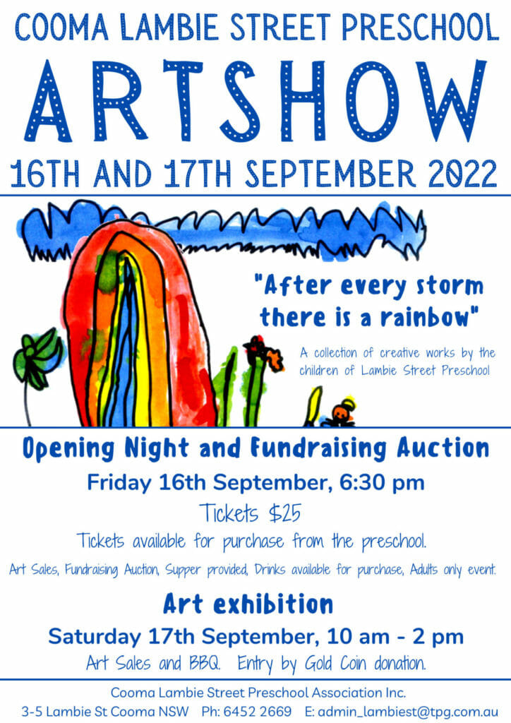 Lambie St Preschool Art Show - Visit Cooma