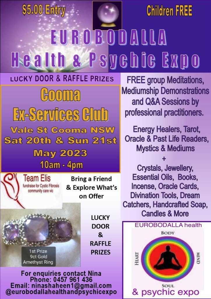 Eurobodalla Health & Psychic Expo in Cooma Visit Cooma