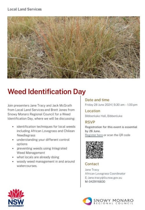 Weed Identification Day - Visit Cooma